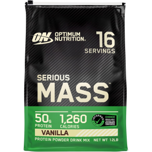 Багатокомпонентний гейнер, Optimum Nutrition, Serious Mass EU - 5,45 кг - Ваніль