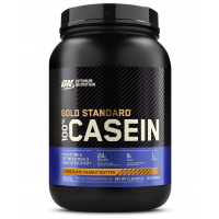 Казеиновый протеин, Optimum Nutrition, 100% Gold Standard Casein - 909 г - Шоколад-Арахисовая паста