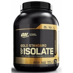 Сироватковий протеїн ізолят, Optimum Nutrition, 100% Isolate - 2,26 кг