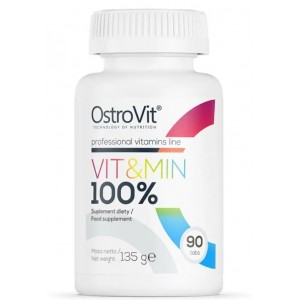 Базові вітаміни і мінерали, OstroVit, Vit&Min - 90 таб