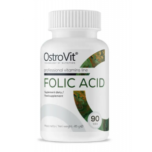 Фолиевая кислота (Витамин В9), OstroVit, Folic Acid - 90 таб