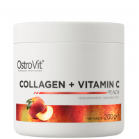 Колаген з вітаміном С, OstroVit, Collagen + Vitamin C - 200 г