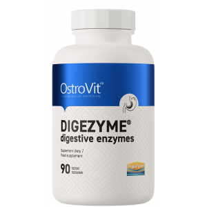 Ензими для кращої работи ШКТ, OstroVit, Digezyme Digestive Enzymes - 90 таб