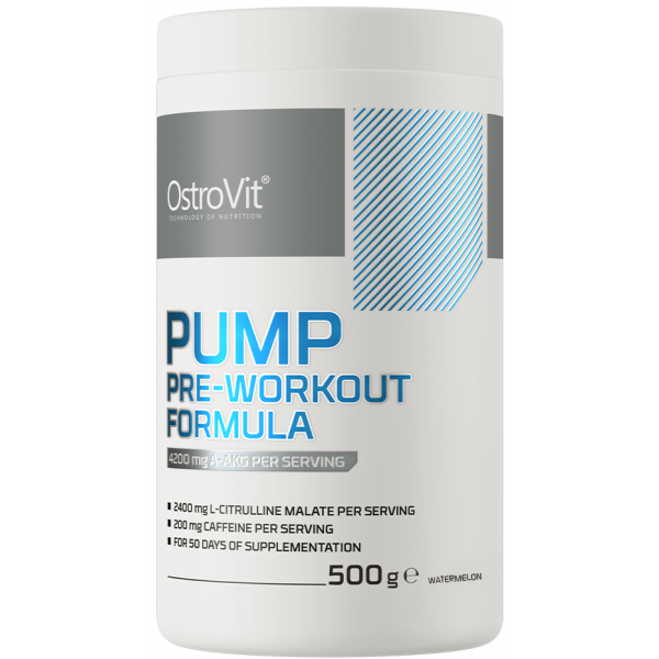 Формула перед тренировкой, OstroVit , PUMP Pre-Workout Formula - 500 г