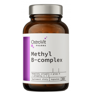 Вітаміни групи В в біодоступних формах, OstroVit, Pharma Methyl B-Complex - 30 капс