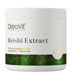 Порошок гриба Рейші, Haya Labs, OstroVit, Reishi Extract (Vegan) - 50 г