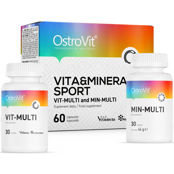 Вітаміни + мінерали, OstroVit, Vit&Min Sport - 60 капс