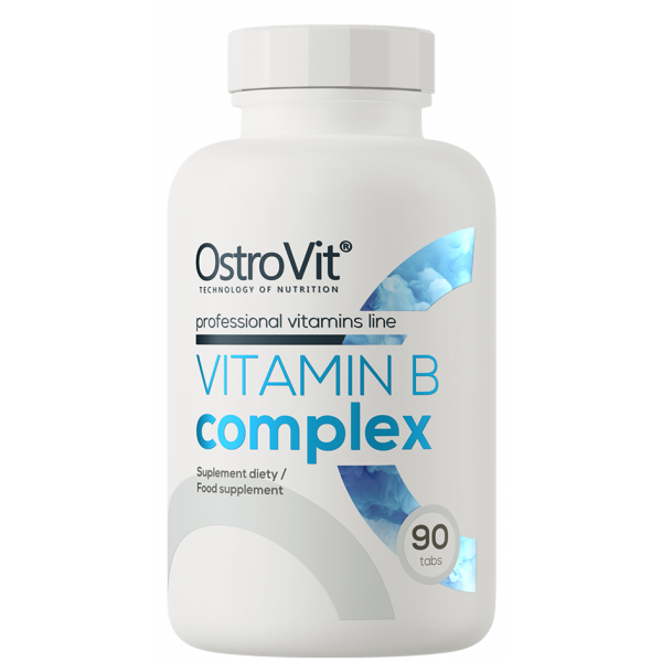 Вітаміни групи В + С,Е, OstroVit, Vitamin B Complex - 90 таб