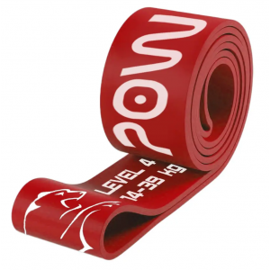 Еспандер-петля PowerPlay, 4115 Power Band - Червона (14-39 кг)