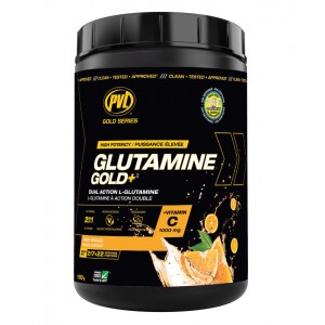 Глютамін з вітаміном С, PVL, Glutamine Gold + Vitamin C - 1,1 кг