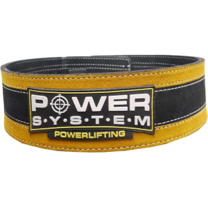 Пояс для важкої атлетики, Power System, PS-3840 Black/Yellow 