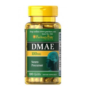 DMAE - Диметиламіноетанол 100 мг, Puritan's Pride, DMAE 100 мг - 100 капс