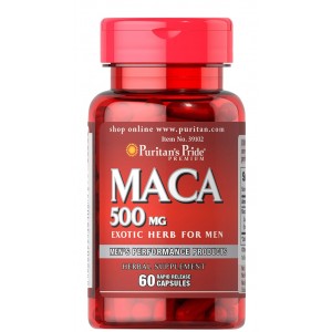 Мака перуанська (коріння), Puritan's Pride, Maca Herb for Men 500 мг - 60 капс  