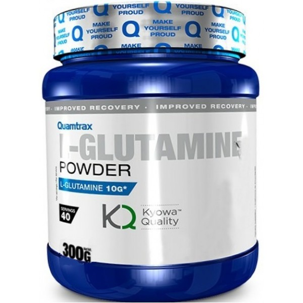 Глютамін, Quamtrax, L-Glutamine Kyowa- 300 г