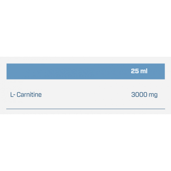 Л-карнитин в шотах, Quamtrax, L-Carnitine 3000 - 20 ампул