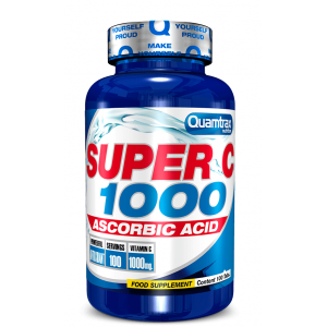 Вітамін С 1000 мг (аскорбінова кислота), Quamtrax, Super Vitamin С - 100 таб