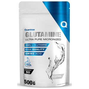 Глютамин, Quamtrax, Glutamine - 500 г