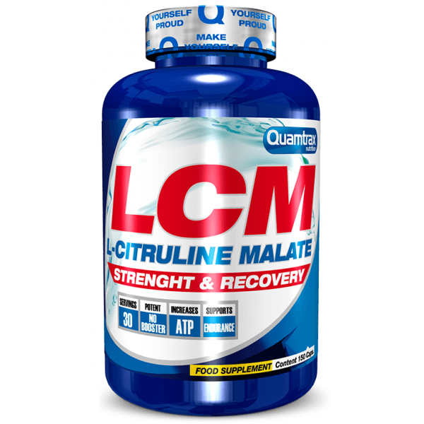 L-Цитрулін Малат, Quamtrax, LCM (L-Citruline Malate) - 150 капс