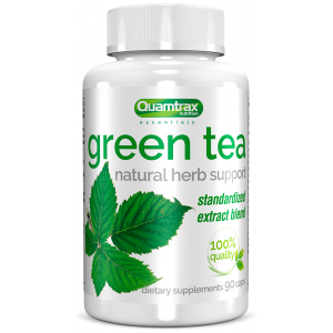Экстракт зеленого чая, Quamtrax, Green tea - 90 капс