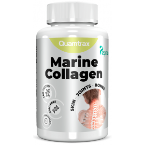 Морской коллаген с витаминами и минералами, Quamtrax, Marine Collagen Plus - 120 таб