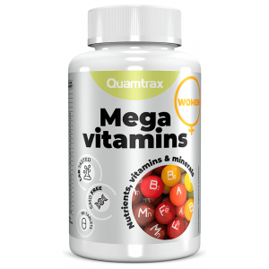 Комплексні вітаміни для жінок, Quamtrax, Mega Vitamins for Women - 60 таб