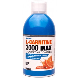 Л-карнитин + Аланин, Туарин (Жидкая форма), Quamtrax, L-Carnitine 3000 - 500 мл
