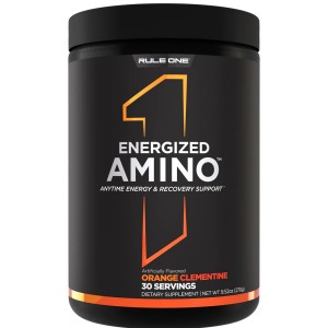 Энергетический аминокомплекс, Rule 1, Energized Amino - 270 г - Апельсин-Клементин