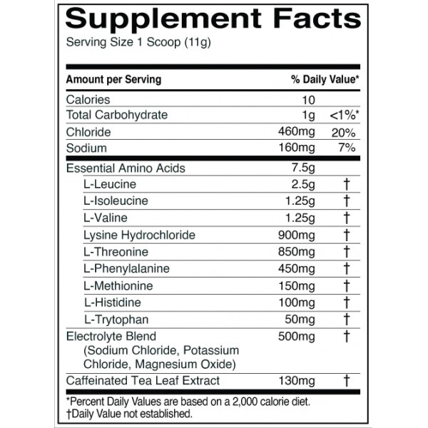 Незамінні амінокислоти ЕАА з кофеїном, Rule 1, Essential Amino 9 + Energy - 345 г 