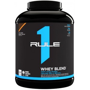 Сывороточный протеин, RULE 1, R1 Whey Blend - 2,2 кг - Шоколадное арахисовое масло