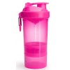 Шейкер с контейнерами, SmartShake, Original2GO - 600 мл - neon pink