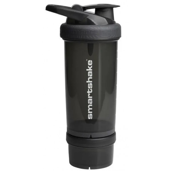 Шейкер з контейнером, SmartShake, Revive 750 мл - black