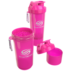 Шейкер, Smart Shake, Slim 500 ml - neon pink