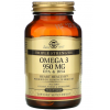 Висококонцентрована Омега-3 ЕПК/ДГК 950 мг, Solgar, Omega-3 EPA & DHA 950 mg - 50 гель капс