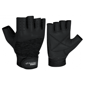Перчатки Men (MFG-228.7 D), SporterGYM - Чорні