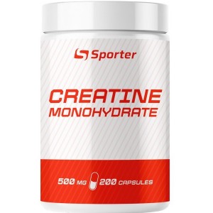 Креатин моногидрат в капсулах по 500 мг, Sporter, Creatine monohydrate - 200 капс