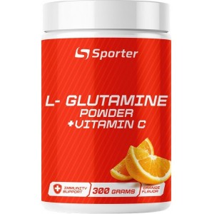 Л-Глютамин с витамином С (1000 мг), Sporter, L - Glutamine + Vitamin C - 300 г