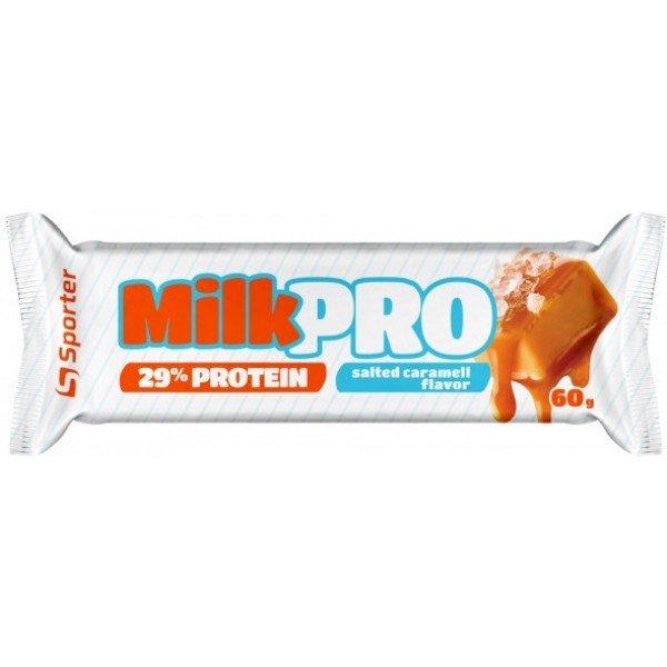 Батончик протеїновий без цукру, Sporter, Milk Pro 29% - 60 г