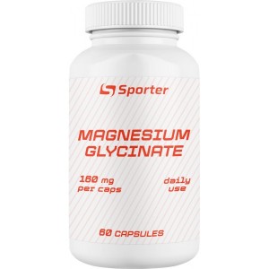 Магній гліцинат, Sporter, Magnesium Glycinate - 60 капс