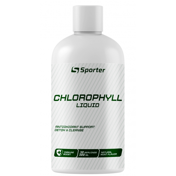 Хлорофіл натуральний, Sporter, Chlorophyll liquid - 300 мл