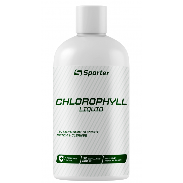 Хлорофилл натуральный, Sporter, Chlorophyll liquid - 300 мл