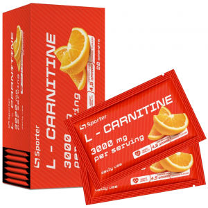 Л-Карнитин 3000 мг в порционных стиках, Sporter, L - carnitine 3000 box - 4,5 г