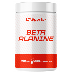 Бета-Аланин 750 мг, Sporter, Beta-Alanine - 200 капс