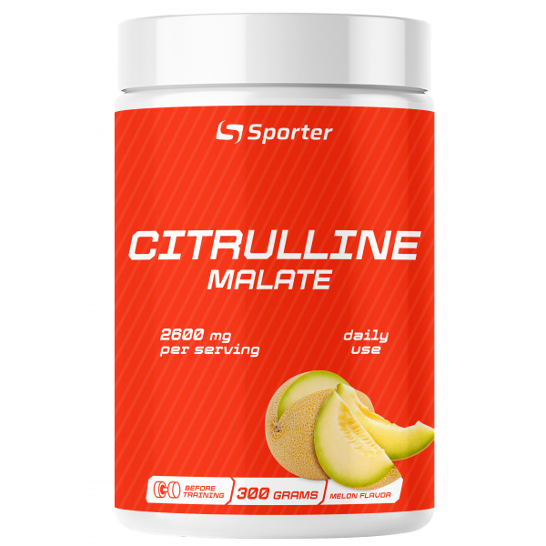 Л-Цитруллин малат (версия со вкусами), Sporter, Citrulline - 300 г