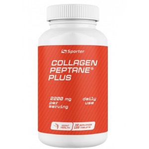 Гідролізат колаген з вітамінами і мінералами, Sporter, Collagen 2200 мг peptane plus - 120 таб