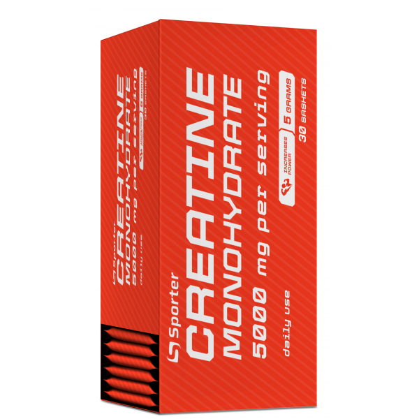 Креатин моногідрат в саше, Sporter, Creatine monohydrate - 5 г