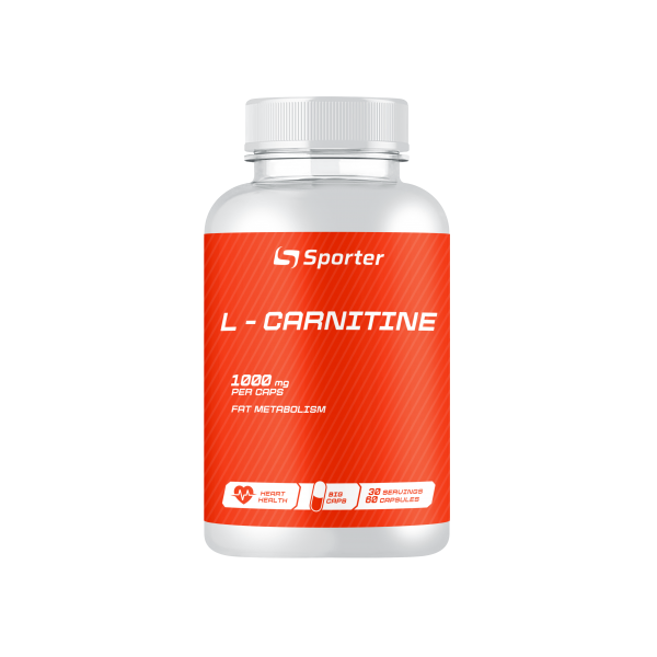 Л-карнітин, Sporter, L- carnitine - 60 капс