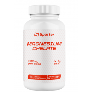 Магний хелат, Sporter, Magnesium Chelate - 90 капс