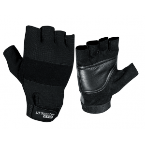 Перчатки Men (MFG-190,6 D), SporterGYM - Черные