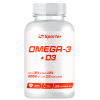 Риб`ячий жир Омега 3 + Д3 (180 ДГК / 120 ЕПК), Sporter, Omega 3 + D3 - 120 гель капс