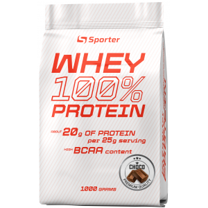 100% Сироватковий протеїн, Sporter, Whey 100% Protein - 1 кг 